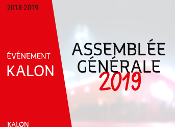 Convocation à l’Assemblée générale 2019 📊