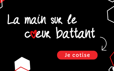 La main sur le cœur battant… Je kotiz !